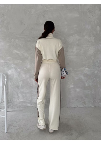 Kadın- Garnili Eşofman Takımı Modal Kumaş / Women Tracksuıt Modal Fabrıc