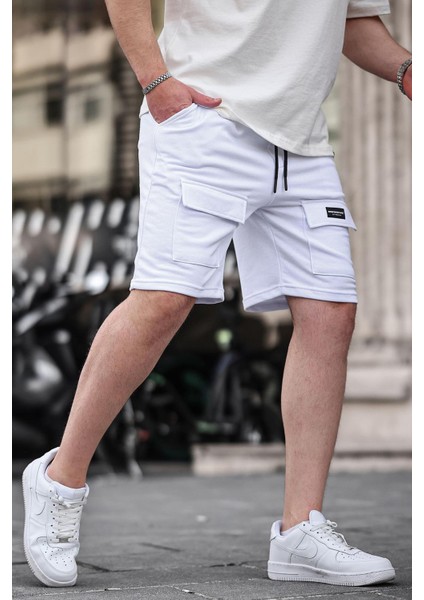 Beyaz Erkek Basic Şort 6533 modelleri
