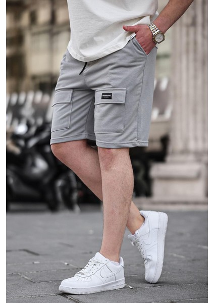 Boyalı Gri Erkek Basic Şort 6533 fiyatları
