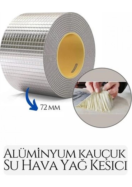 72 mm Su Hava Yağ Kesici Izolasyon Bandı 2 Metre fiyatları