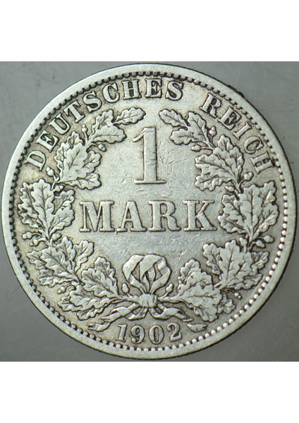 Almanya Gümüş 1 Mark 1902 A. Kayzer Iı. Wilhelm Dönemi. fiyatları