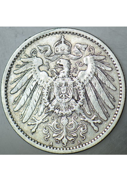 Almanya Gümüş 1 Mark 1902 A. Kayzer Iı. Wilhelm Dönemi. modelleri