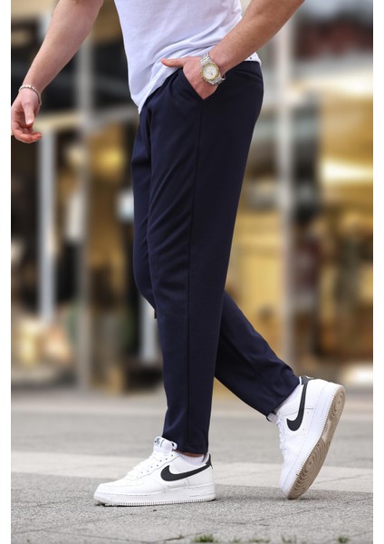 Lacivert Düz Paça Erkek Pantolon E6556 modelleri
