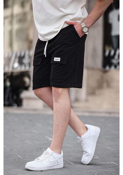 Siyah Erkek Basic Şort 6533