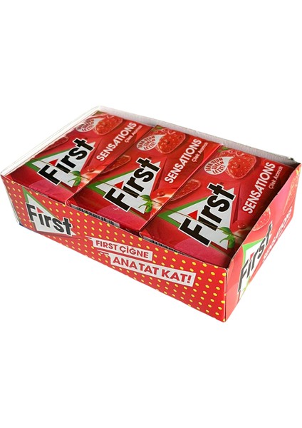 Sensations Çilek Aromalı Sakız 27 gr x 12 Li fiyatları