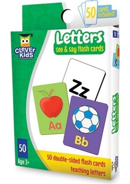 The Learning Journey Akıllı Çocuk Serisi / Harfler / Hafıza Kartları (50 Parça)