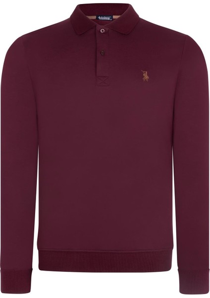 V4007 Dewberry Erkek Sweatshırt-Mor