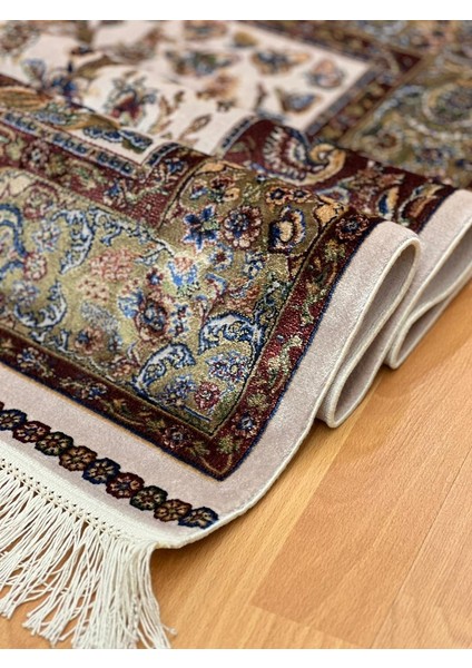 Hayat Ağacı Desenli 400 x 600 cm Ipek Halı Bordo fırsatları