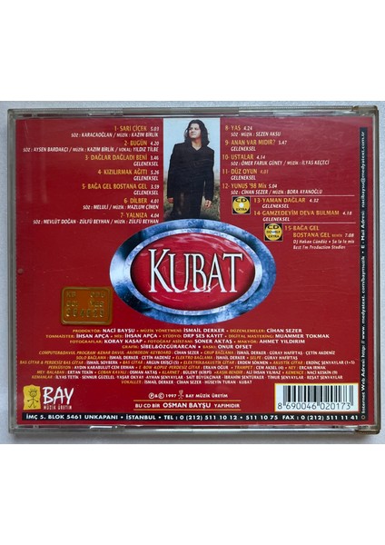 Kubat Bugün CD (Orijnal 1997 Dönem Baskı Cd) fiyatları