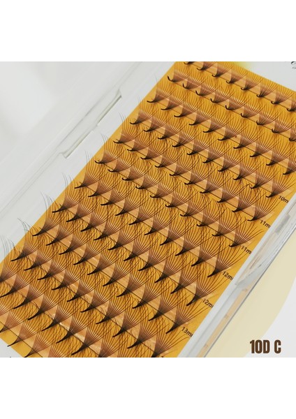 10D Hazır Demet Ipek Kirpik 0.07 C Kıvrım 8-15MM Mix Kutu indirimleri