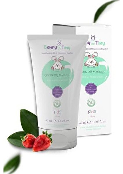 Tiny Çocuk Diş Macunu Doğal İçeriklerle 50 ml 3 Yaş Üstü Hassas Diş Etleri İçin modelleri