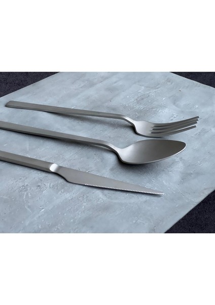 Alize Sade Mat Gümüş 12 Kişilik 84 Parça Çatal Kaşık Bıçak Takımı Kutulu 18/10 fiyatları