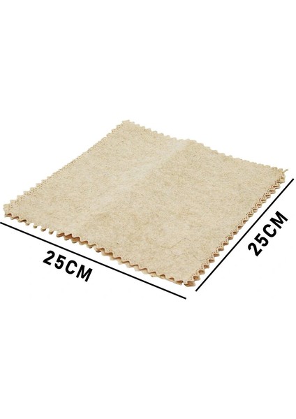 3 PCS 25X25CM YEŞİL LİF KABAK BİTİKİ ÜRETİMİ SAF DOĞAL TEMİZLİK BEZİ (4887)