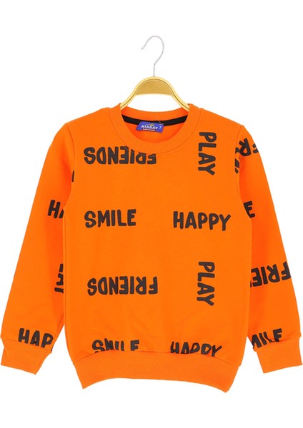 Erkek Çocuk Sweatshirt Baskılı 2 İplik Şardonlu fiyatları