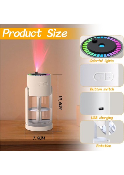 LED Işıklı Hava Nemlendirici Cihaz