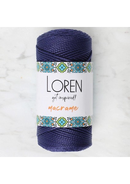 Loren Macrame Lacivert El Örgü Ipi - Rm 0262 - 34353