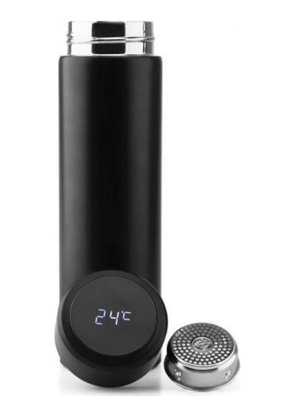 Dijital Sıcaklık Göstergeli Renkli Çelik Termos - 500 ML (4887)
