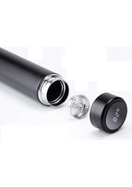 Dijital Sıcaklık Göstergeli Renkli Çelik Termos - 500 ML (4887) fiyatları