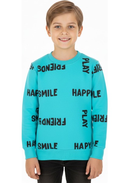 Erkek Çocuk Sweatshirt Baskılı 2 İplik Şardonlu fiyatları