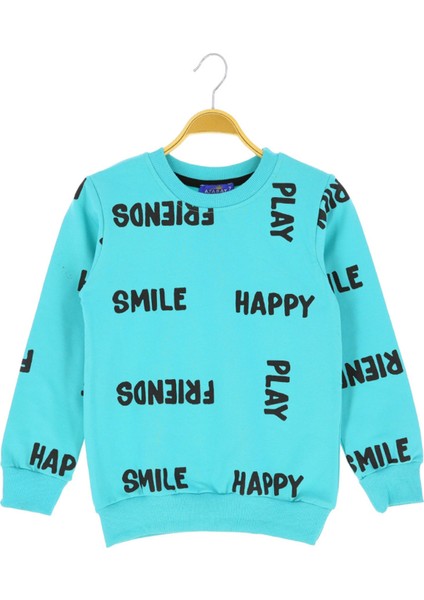 Erkek Çocuk Sweatshirt Baskılı 2 İplik Şardonlu modelleri