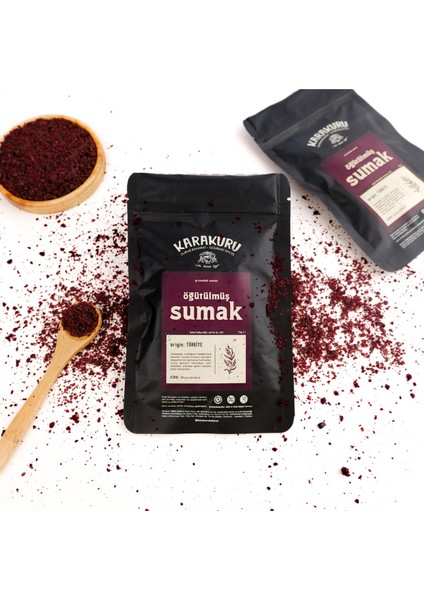 Taze Hasat Yaprak Sumak