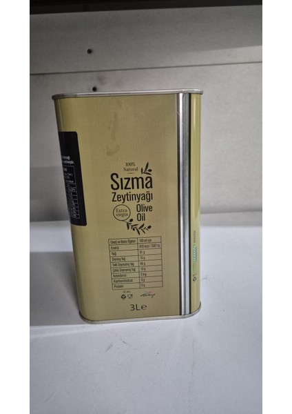 Soğuk Sıkım Natürel Sızma Zeytinyağı 3 L Teneke fiyatları
