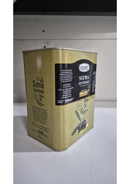 Soğuk Sıkım Natürel Sızma Zeytinyağı 3 L Teneke modelleri