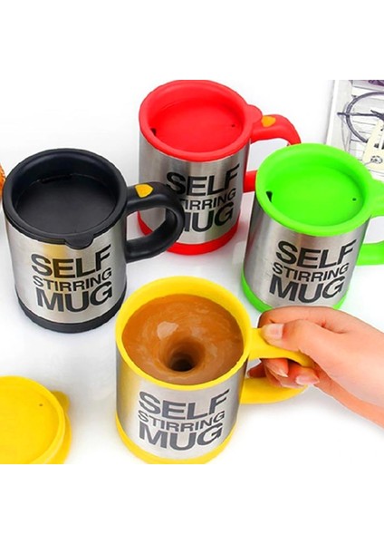 Karıştırıcı Özellikli Mikser Kupa Bardak Self Stirring Mug (4887) modelleri