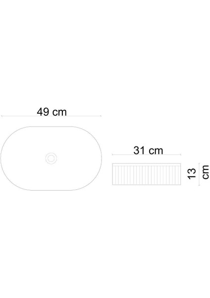 Tezgah Üstü Lavabo E-W1002MB fiyatları