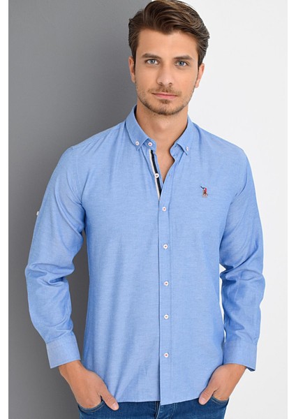 G974 Dewberry Erkek Gömlek-Saks