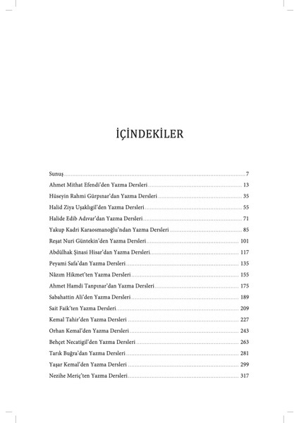 Yazma Dersleri - Necip Tosun modelleri