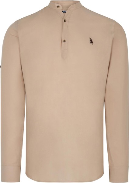 Dörtlü Set G783 Dewberry Hakim Yaka Gömlek-Siyah-Beyaz-Lacivert-Bej indirimleri