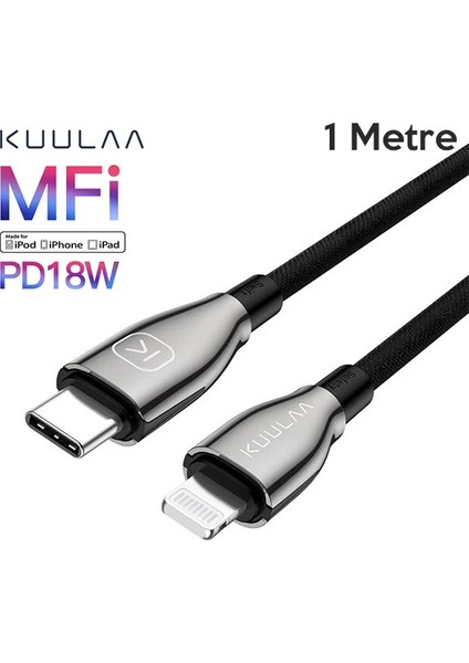 Kuulaa 1mfi Sertifikalı Type-C To Lightning Iphone Pd 18W Şarj KABLOSU-(5775) - ?09?26E5-7G5009 fiyatları