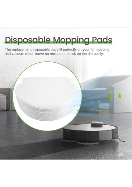 Ecovacs Deebot Ozmo N7 ile Uyumlu 50'li Paket Tek Kullanımlık Paspas Pedi (Yurt Dışından) fırsatları