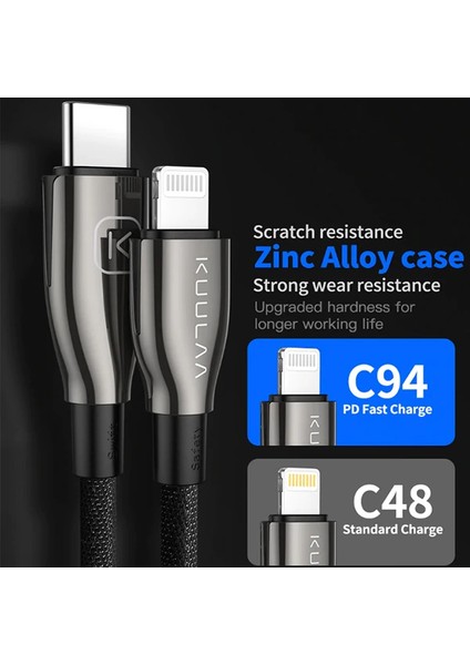 Kuulaa 1mfi Sertifikalı Type-C To Lightning Iphone Pd 18W Şarj KABLOSU-(5775) - ?09?26E5-7G5009 fırsatları