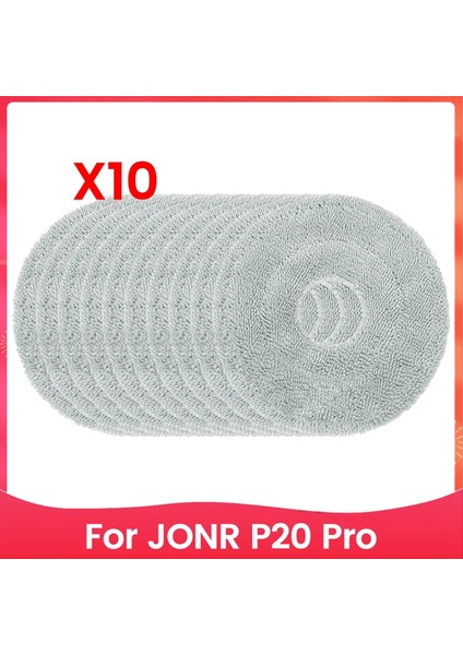 Jonr P20 Pro Elektrikli Süpürge Için Yedek Paspas Bezi Seti (Yurt Dışından)