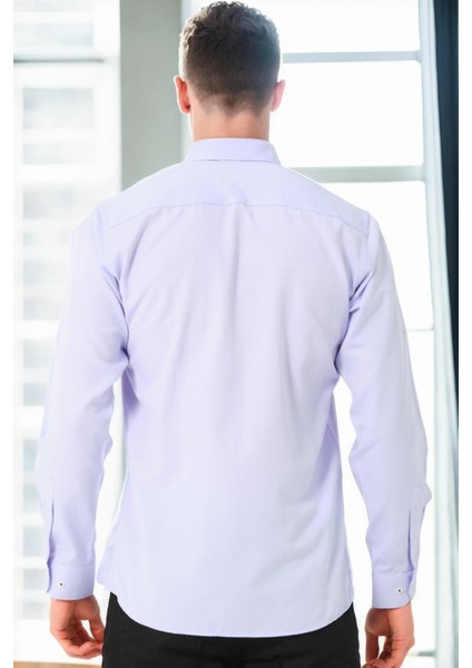 G974 Dewberry Erkek Gömlek-Lila fiyatları