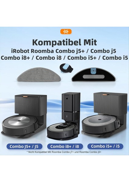Irobot Roomba Combo I8+ / I8 Autom Vakumlu Paspas Robotu Yıkanabilir Paspas (Yurt Dışından) indirimleri