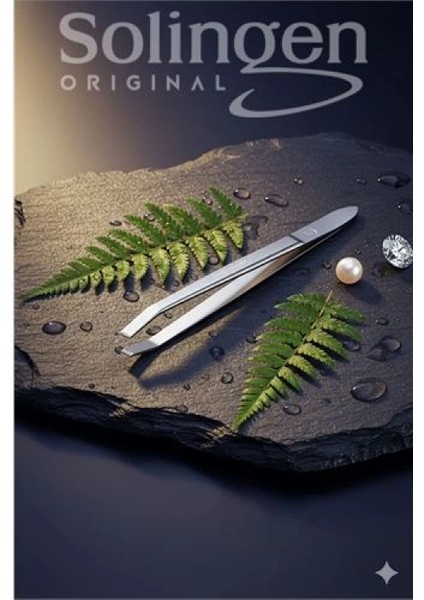 3 mm Ince Uçlu Cımbız Titanyum Çelik Solingen Professional fiyatları