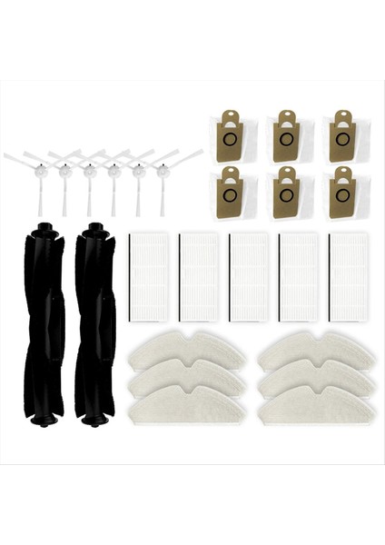 Lenovo T1 PRO/T1S Pro Rulo Fırça Hepa Filtre Paspas Bezi Toz Torbası (Yurt Dışından)