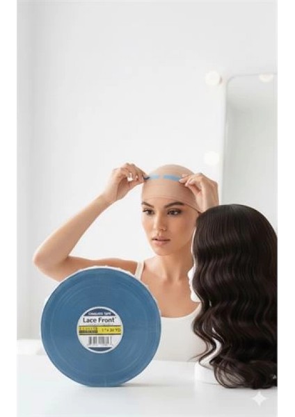Protez Saç Bandı - 2-4 Haftalık Peruk Bandı Walker Tape Lace Front 2.5CMX33 Metre fiyatları