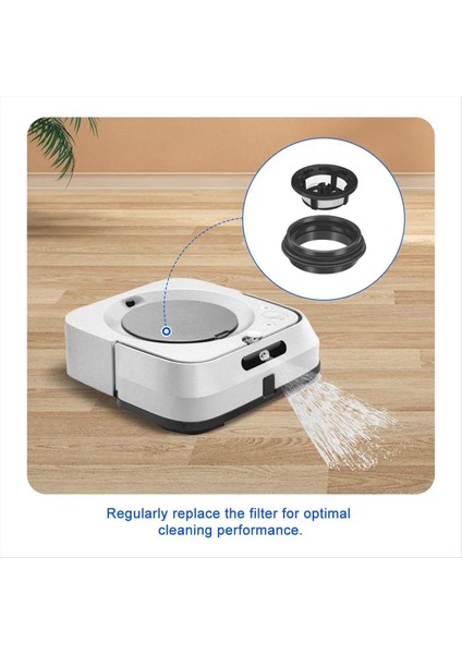 Irobot Braava Jet M6 (6110) (6012) Için Yedek Su Tankı Filtresi (Yurt Dışından) modelleri