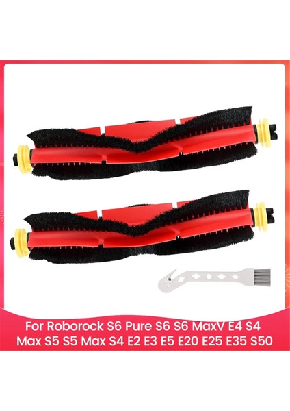 Roborock S6 Pure, S6, S6 Maxv Elektrikli Süpürge Parçaları Için Ana Fırçalar (Yurt Dışından)