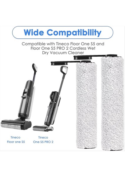 Tineco Kablosuz Islak Kuru Elektrikli Süpürge Için Yedek Fırça Silindirleri (Yurt Dışından) indirimleri