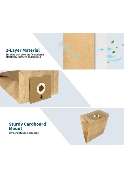 Bissell Zing 4122 ile Uyumlu 15'li Vakum Poşeti (Yurt Dışından) modelleri