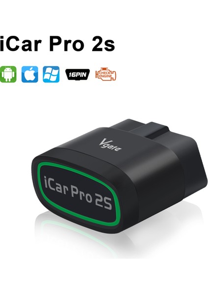 Pro 2s Bluetooth 5.2 O b d 2 Araç Tarama Aracı, Iphone, Android ve Windows Için