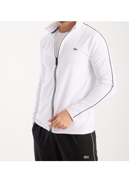 Basıc Beyaz Dar Kesim Erkek Eşofman