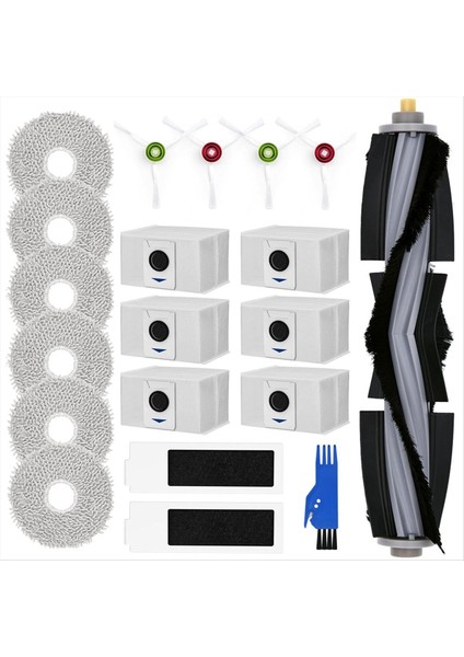 Ecovacs Deebot T20 Omnı Toz Torbaları, Paspas Bezleri, Ana Fırça, Filtreler Için (Yurt Dışından)