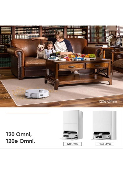 Ecovacs Deebot T20 Omnı Toz Torbaları, Paspas Bezleri, Ana Fırça, Filtreler Için (Yurt Dışından) modelleri