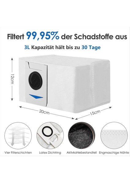 Ecovacs Deebot T20 Omnı Toz Torbaları, Paspas Bezleri, Ana Fırça, Filtreler Için (Yurt Dışından) indirimleri
